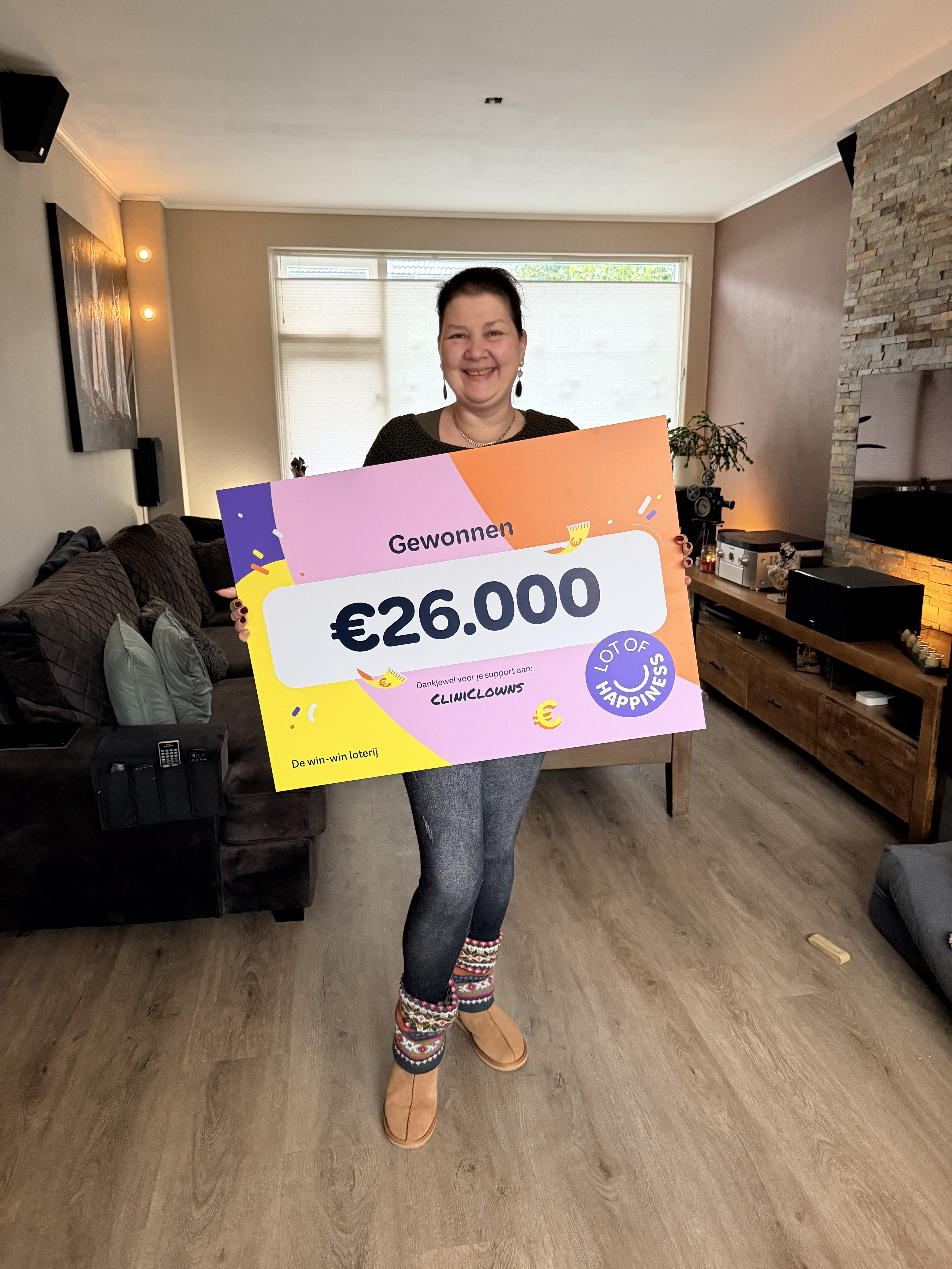 Gemma uit Renkum win €26.000 bij de Eindejaarstrekking van Lot of Happiness