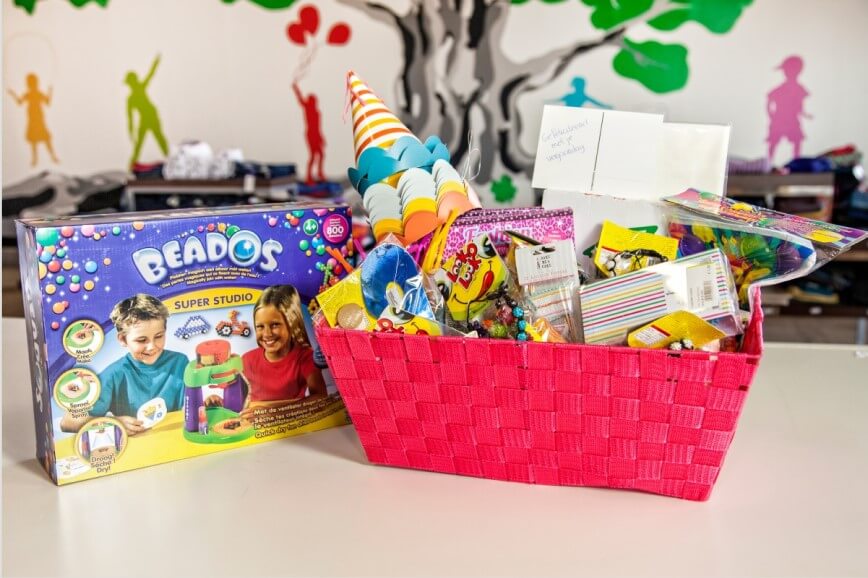 Kinderen van de Voedselbank bij Lot of Happiness